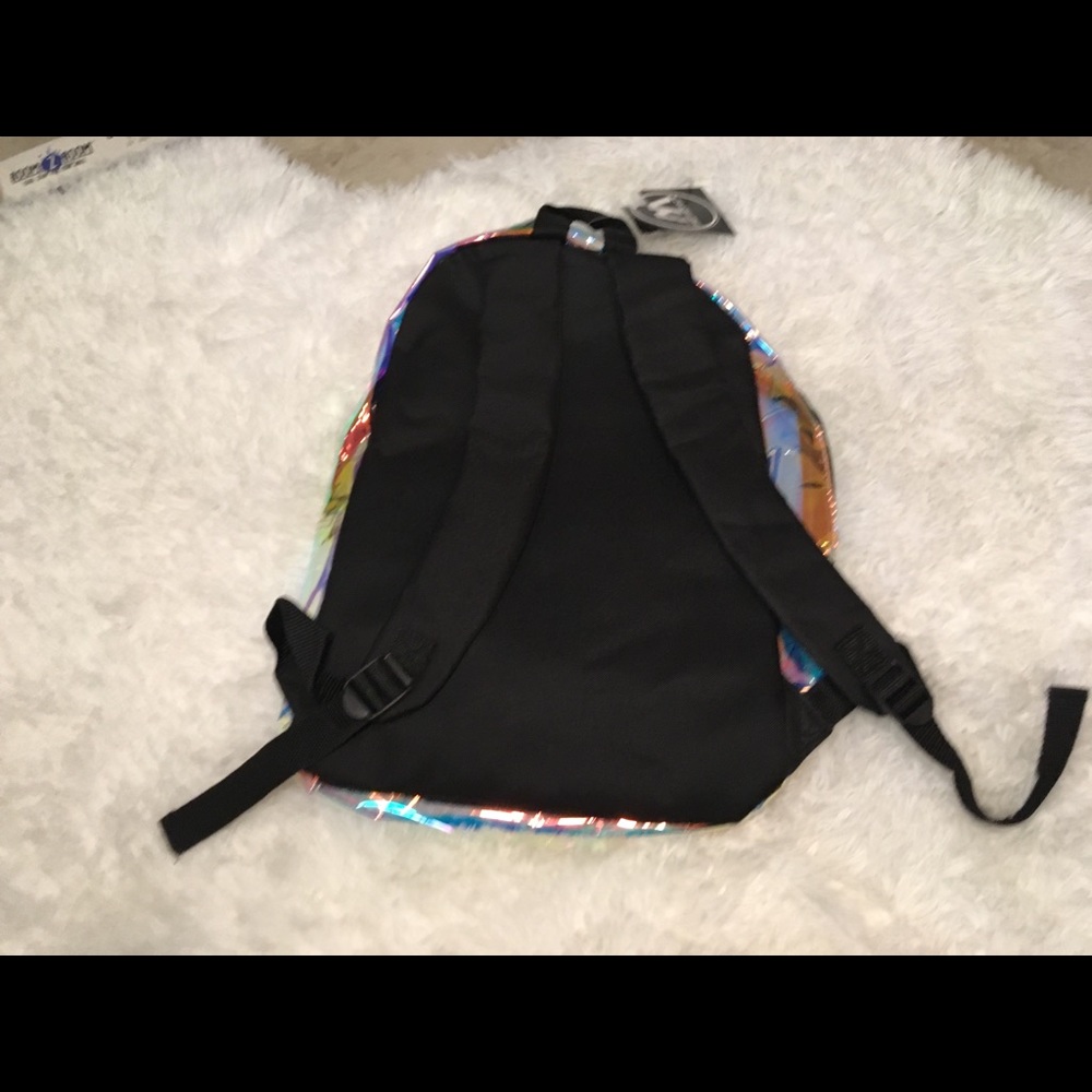 ⚡️ Gold Iridescent Clear Backpack NWT - Picture 5 of 8